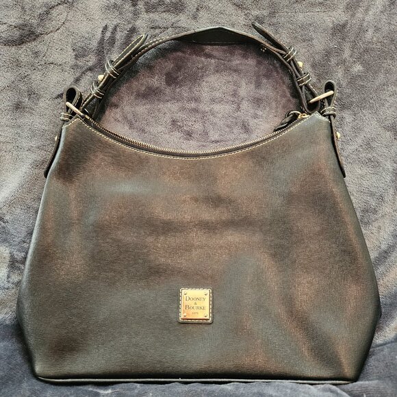 Dooney & Bourke - Black Hobo Shoulder Bag - Pre-owned - Picture 2 of 15